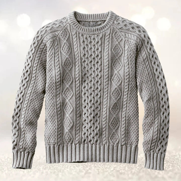 Solid Color Woven Wool Knitted Sweaters