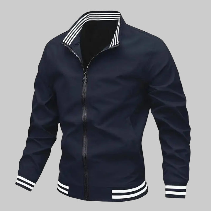 Stand Collar Casual Windproof Zipper Jacket