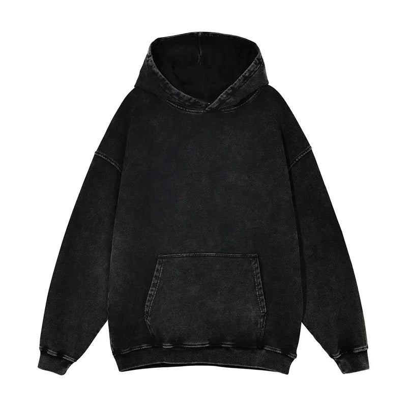 High Street Heavy Weight Washed Cotton Hoodies