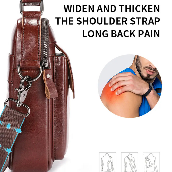 Genuine Leather Vintage Shoulder Bag
