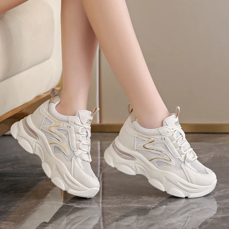 Breathable Mesh Non-slip Chunky Sneakers