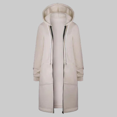 Hooded Long Thick Loose Sweatshirt