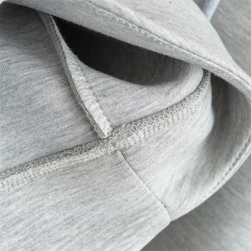 High Street Winter Oversized Zipper Hoodie
