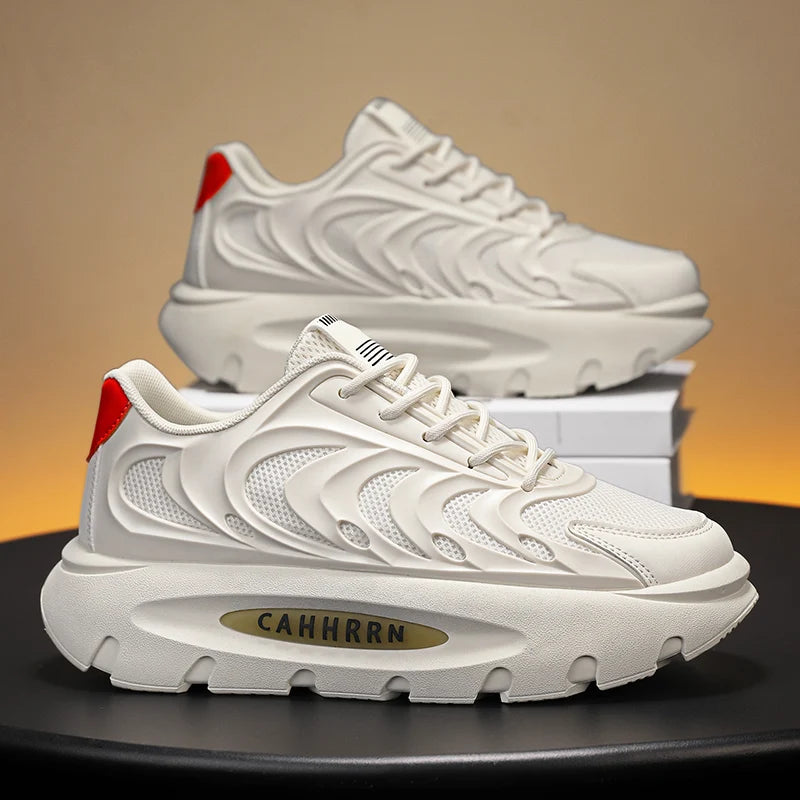 Versatile Mesh Breathable Thick-Soled Sneakers