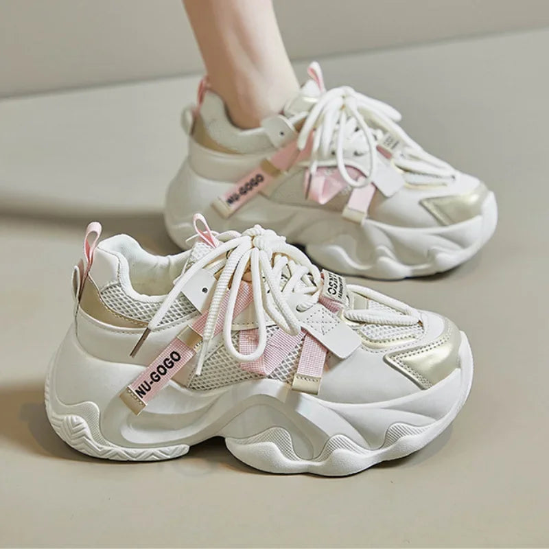 Chunky Breathable Mesh Sports Sneakers