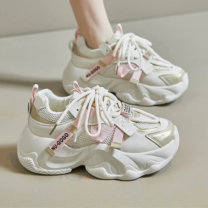 Chunky Breathable Mesh Sports Sneakers