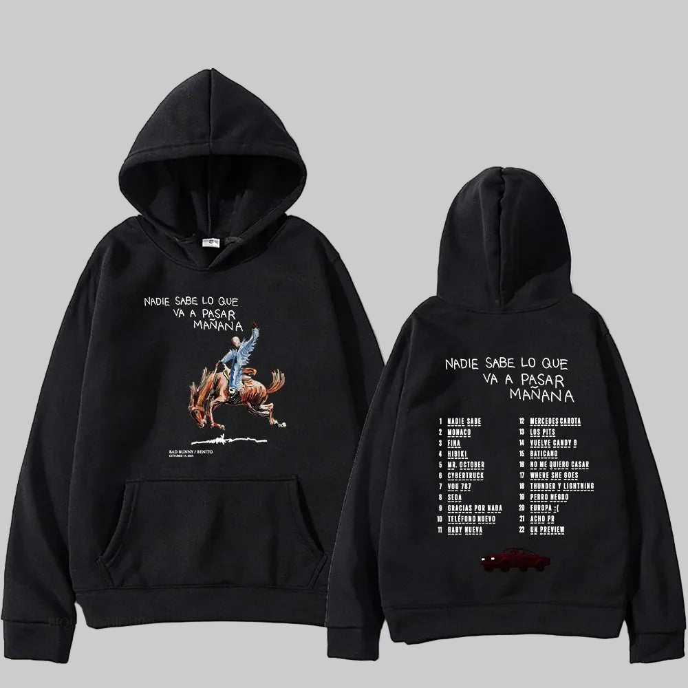 Bad Bunny RIP Unisex Hoodies