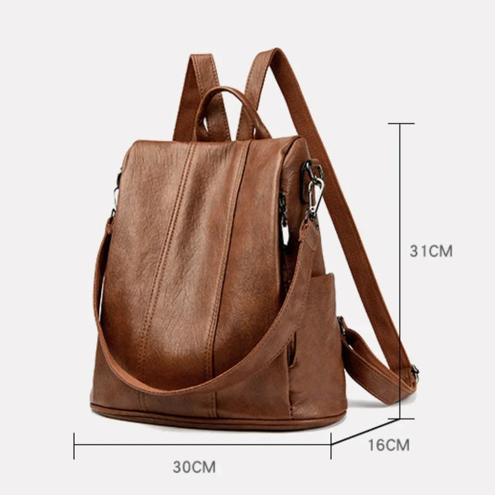 Anti-Theft Vintage Leather Fashion Backpack