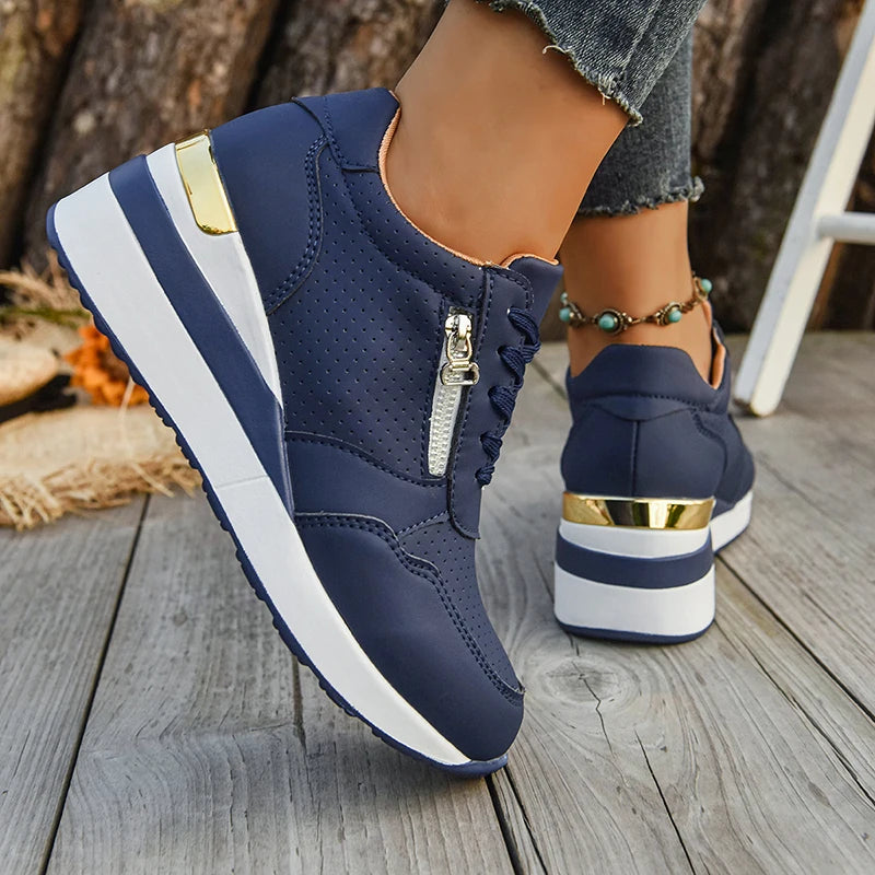Orthopedic Lightweight Wedge Non-Slip Chunky Sneakers
