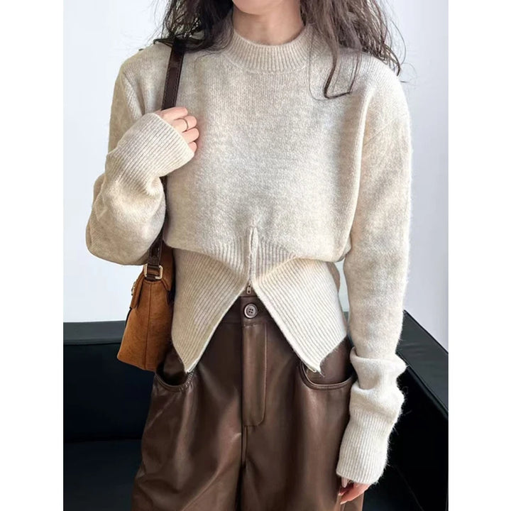 Autumn Slim Fit O-Neck Sweater