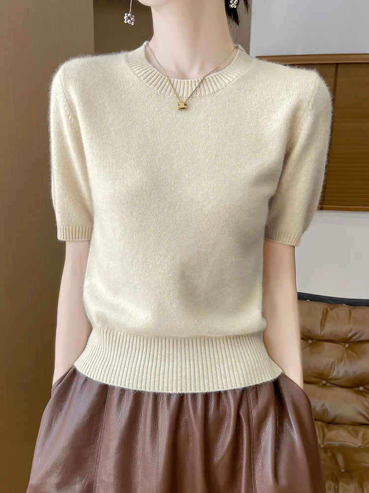Cardigan Pullover Twin set Sweater 100% Merino Wool