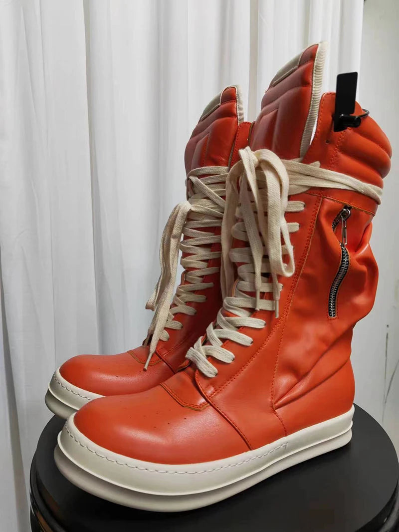 Trending Leather Unisex Motorcycle Boots