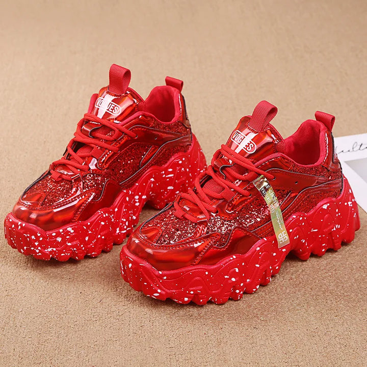 Bling Platform 6CM Chunky Sneakers