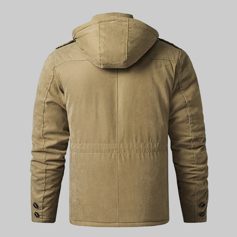 Warm Cotton Padded Fleece Parka Winter Jacket