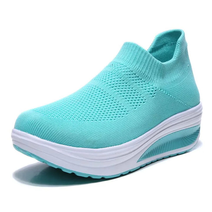 Vulcanized Thick Sole Slip-On Sneakers