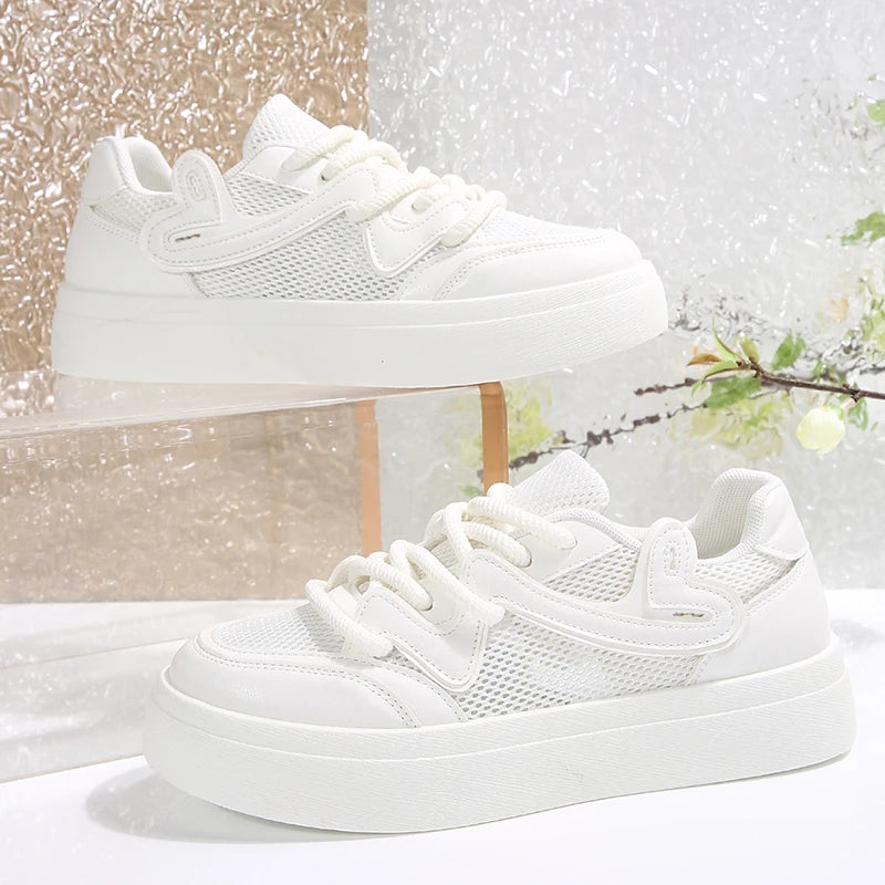 Chunky Platform Breathable Mesh Sneakers
