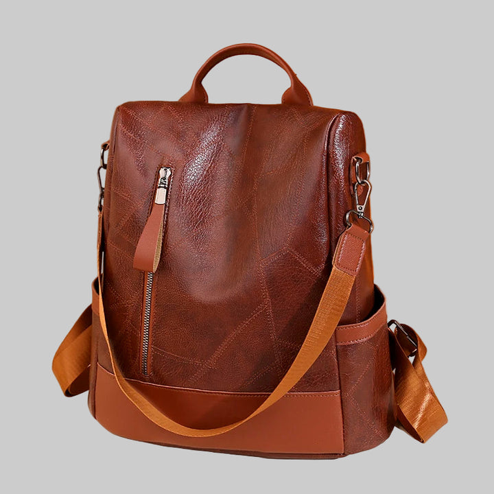 Trendy Leather Travel shoulder Backpack