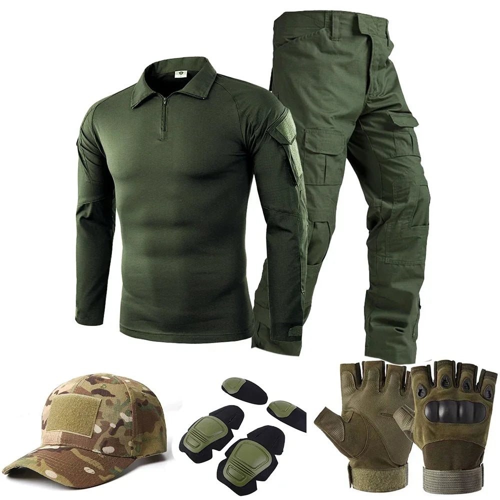 Tactical Military Camouflage Uniform Set