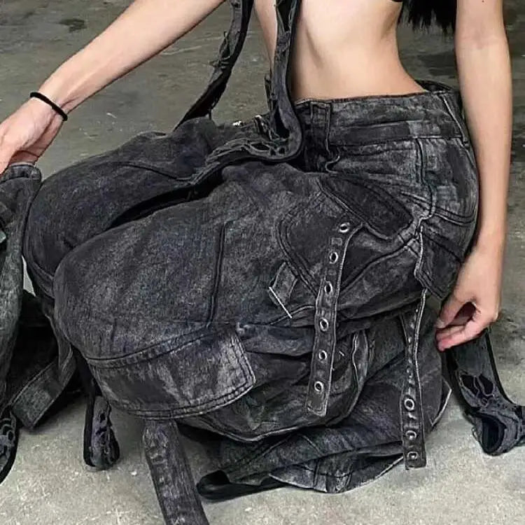 American High Street Punk Chic Jeans
