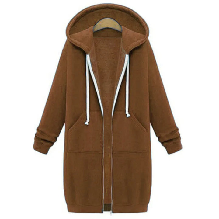 Hooded Long Thick Loose Sweatshirt