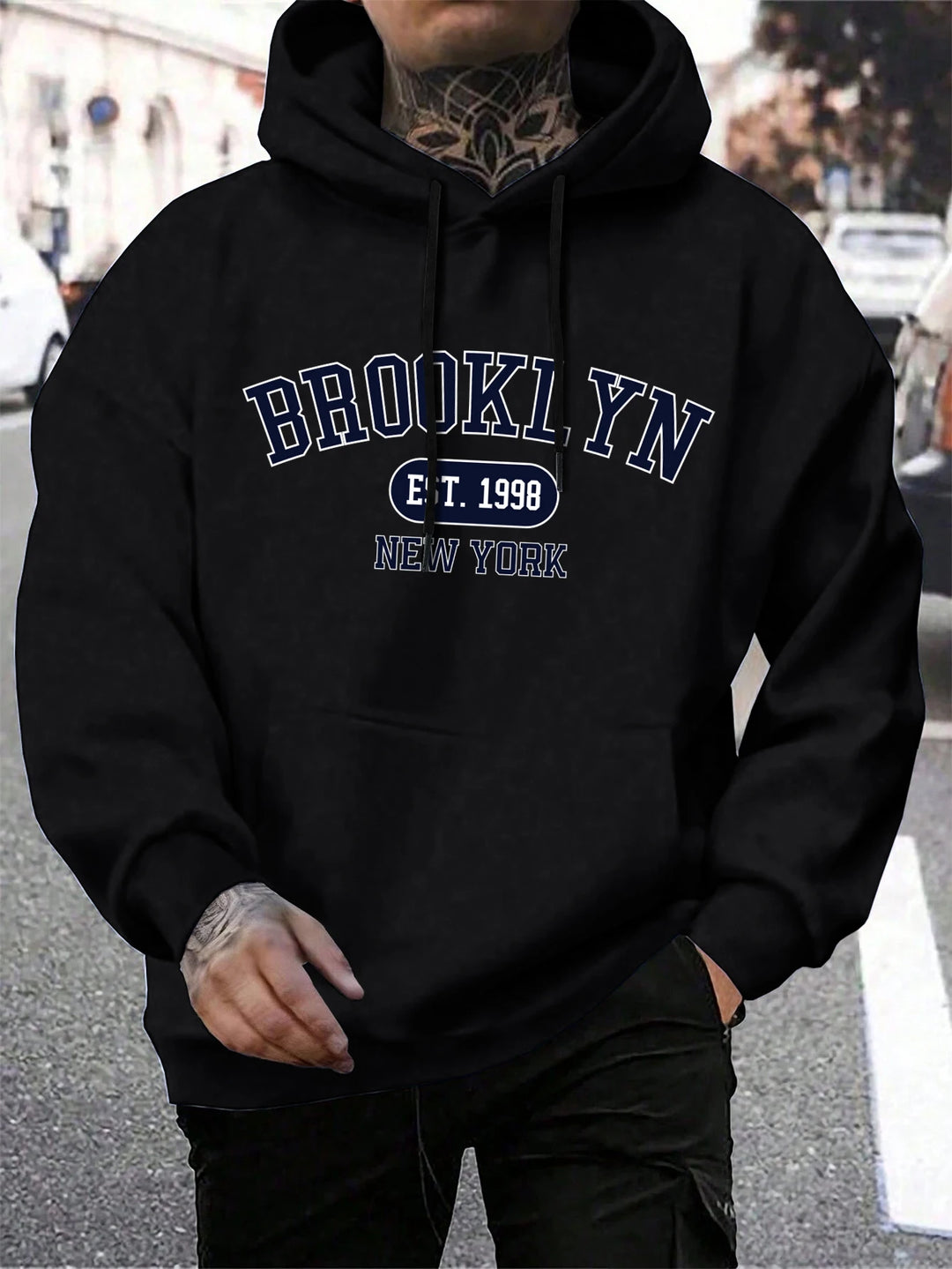 Brooklyn Est 1998 New York Oversized Hoodies