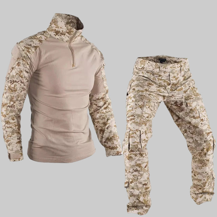 Tactical Lightweight Quick-Dry Camo Combat Training Set