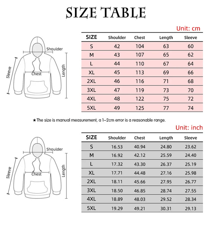 Oversized Vintage Patchwork Color Block 3D Print Hoodies
