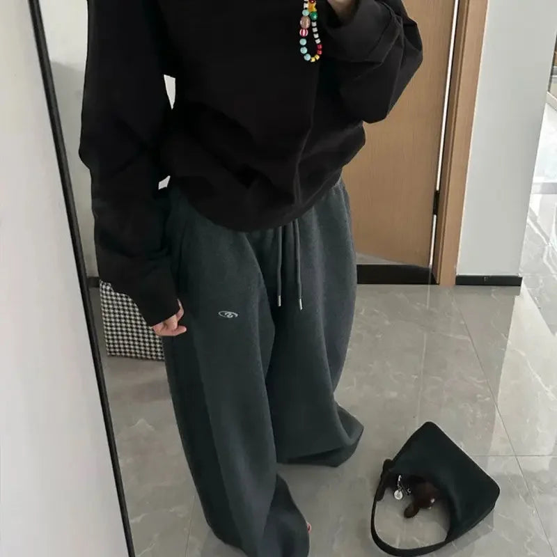 Oversized Hip-Hop High Waisted  Sweatpants