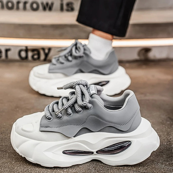 Versatile Breathable Thick-Soled Chunky Sneakers