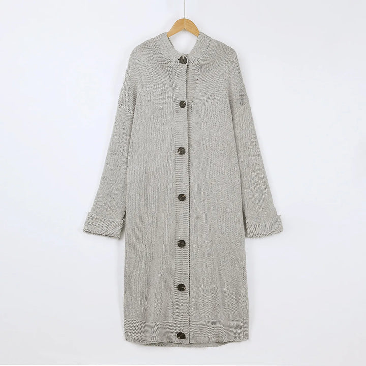 Oversized Solid Color Thick-Knitted Sweater
