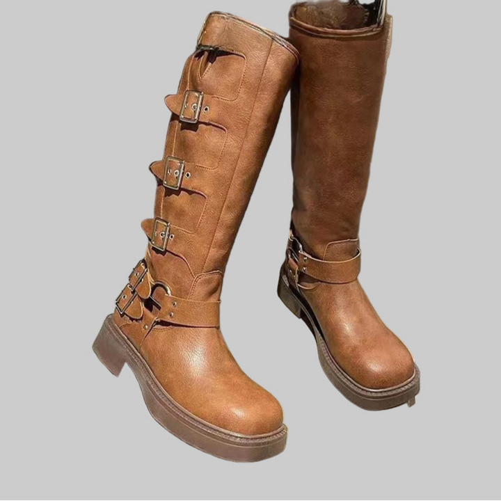 Knight Mid-Calf Western Cowboy Boots