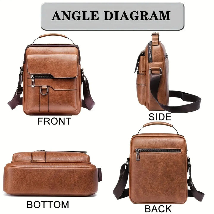 PU Leather Flaps Crossbody Shoulder Bag