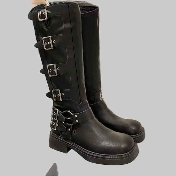 Knight Mid-Calf Western Cowboy Boots