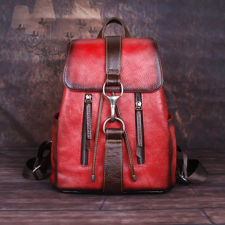 Genuine Leather Vintage Anti-Scratch Cowhide Shoulder Bag