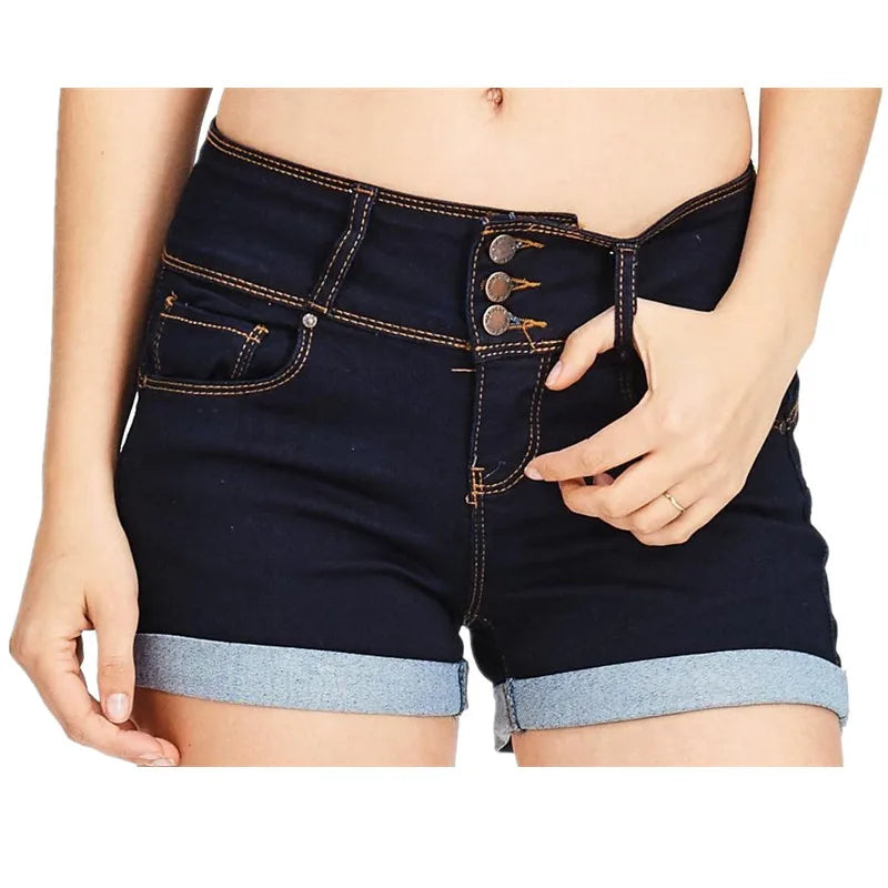 Women's Summer Denim Stretch Shorts