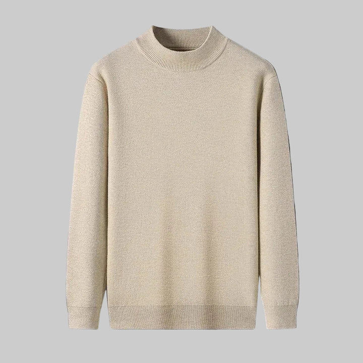 Warm Thick Winter Knit Mock Neck Sweater
