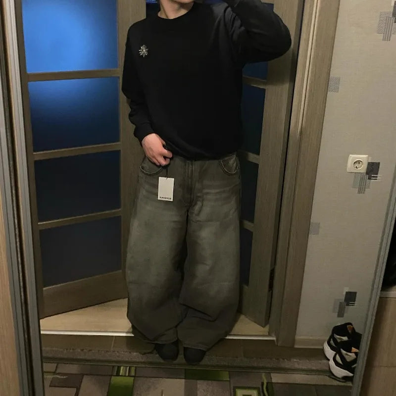 Harajuku Washed Baggy Jeans