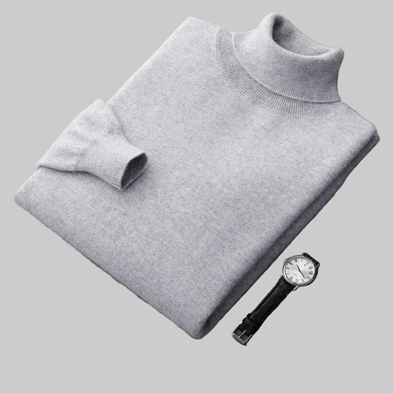 Thick Woolen Turtleneck Pullover Sweater