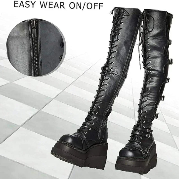 Premium Over-the-knee Cosplay High Platform Boots