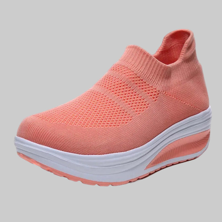 Vulcanized Thick Sole Slip-On Sneakers
