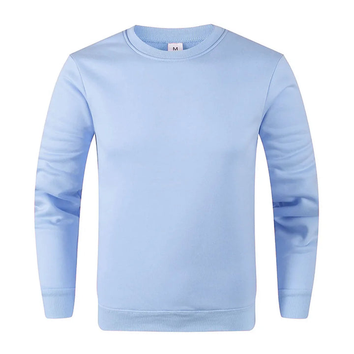 Solid Color Long Sleeve Casual Sweatshirt