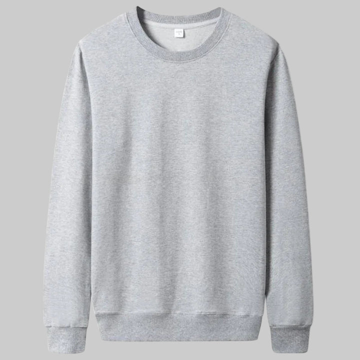 Thin Solid Color Casual Pullover Sweatshirts