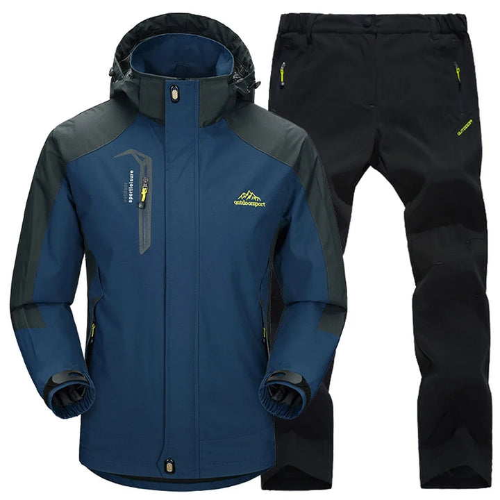 HIKNBEAR ™| Thermal Waterproof Hooded Hiking Suit.