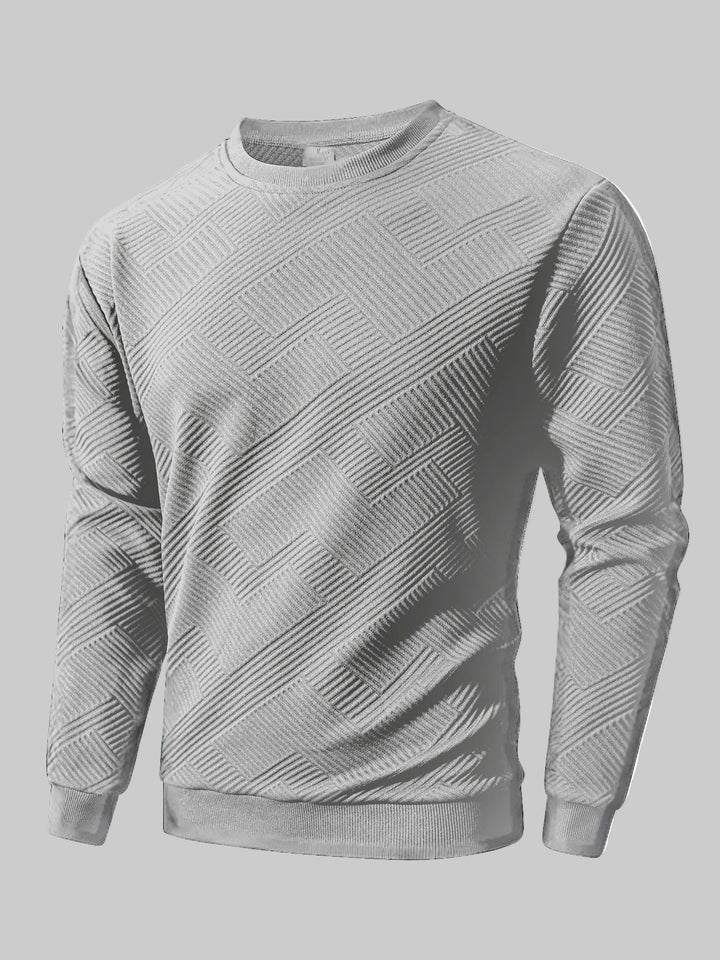 Basic Crew Neck Pullover Sweatshirt