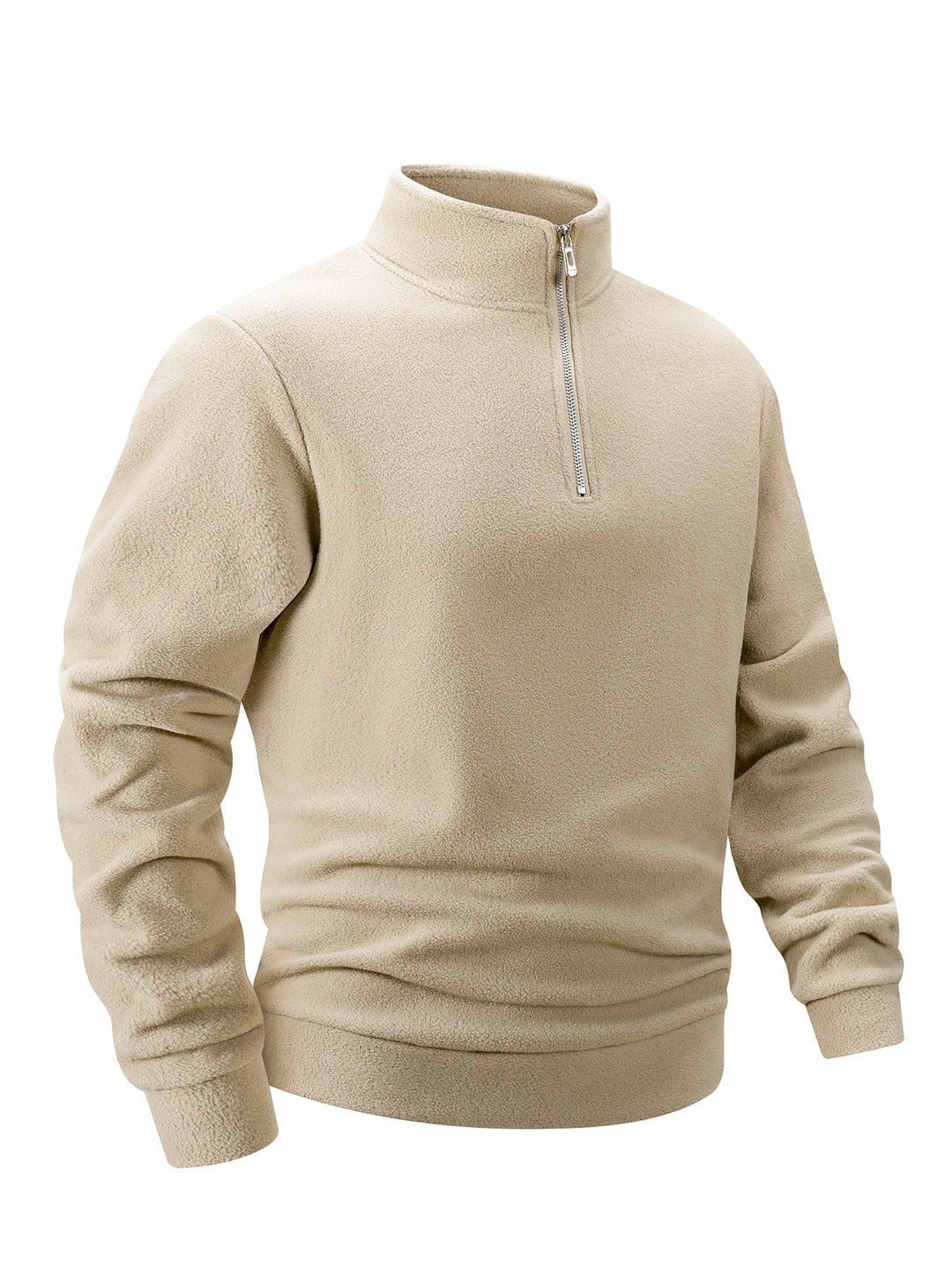 Casual Fleece Velvet Stand Collar Sweatshirts