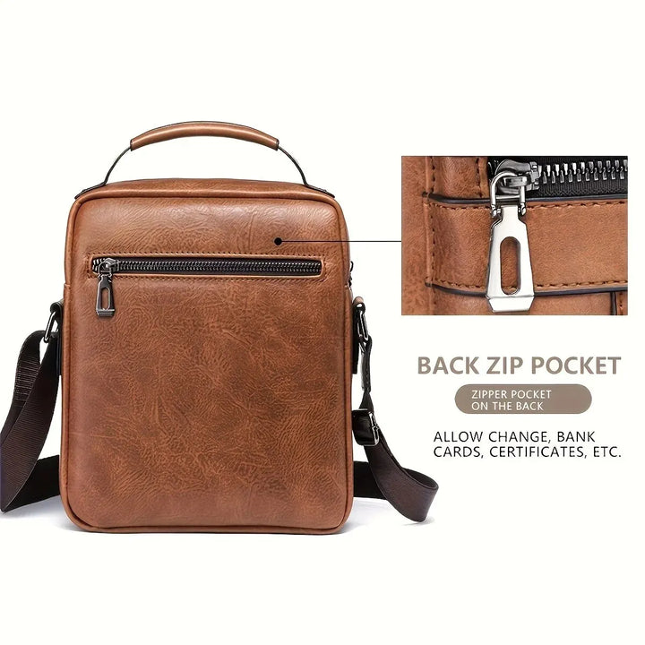PU Leather Flaps Crossbody Shoulder Bag