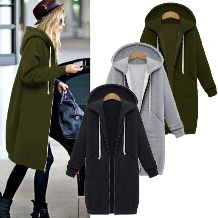 Thicken Dress Hoodies Loose Parkas