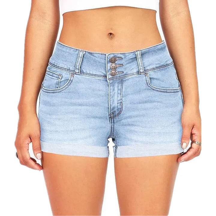 Women's Summer Denim Stretch Shorts