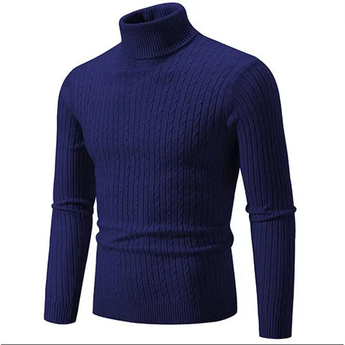 Classic Solid Turtleneck Sweaters