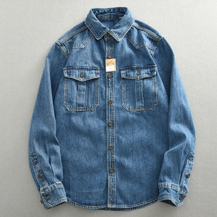 Loose Fit Heavy Duty Denim Shirt